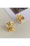 Gold Modern Tasarım Trend Kadın Küpe