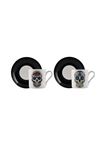 4 Parça 2 Kişilik Skull4him Kahve Takımı 90cc