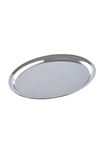 Çelik Oval Küçük 2 Li Tepsi 26cm
