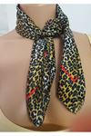 Leopar Desenli Marka Fular